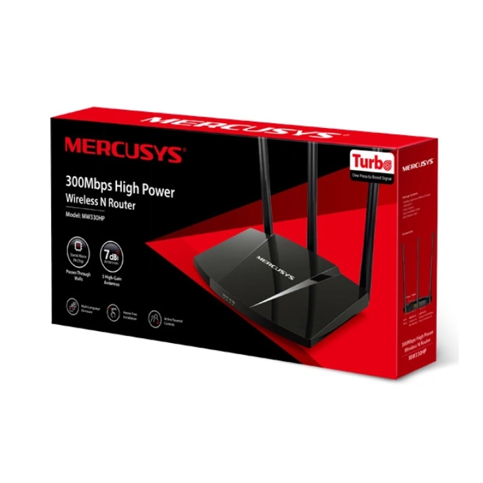Bộ phát Wifi Router Wifi không dây công suất cao Mercusys MW330HP - hình 4