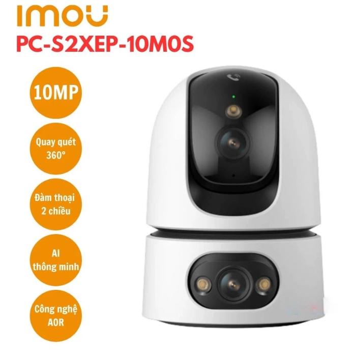 Camera wifi 2 ống kính quay quét 10MP IMOU IPC-S2XEP-10M0S - hình 5