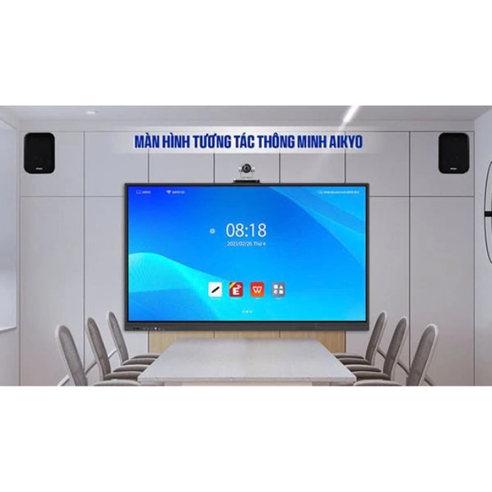 Màn hình tương tác Aikyo AID-B7525UHD - 75 inch - góc nhìn tổng thể