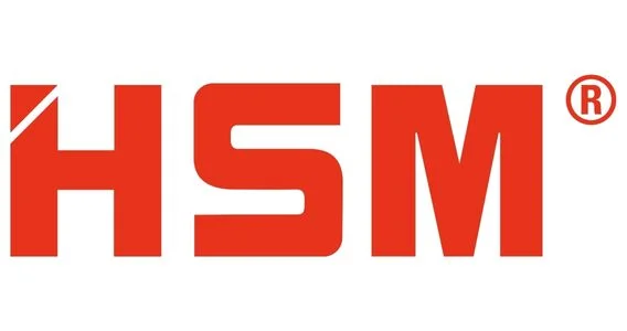 Logo thương hiệu máy hủy tài liệu HSM chính hãng